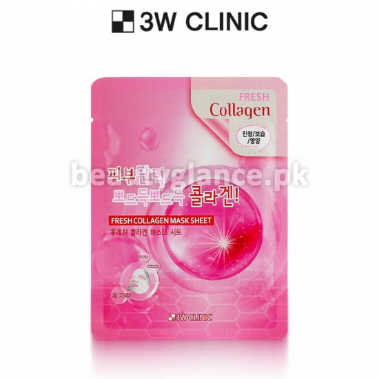 3W Clinic - Fresh Collagen Mask Sheet 23g