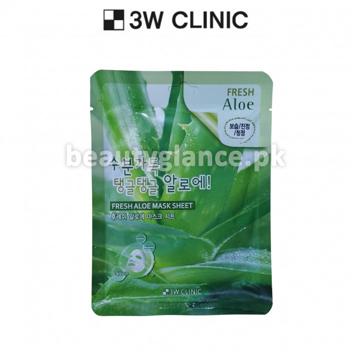 3W CLINIC - Fresh Aloe Mask Sheet 23g