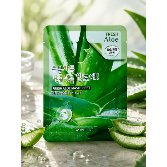 3W CLINIC - Fresh Aloe Mask Sheet 23g