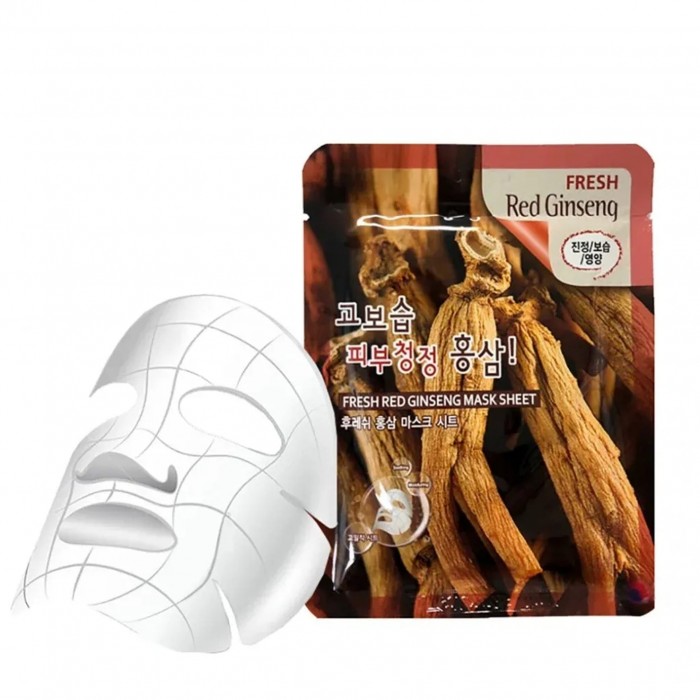 3W Clinic - Fresh Red Ginseng Mask Sheet 23g