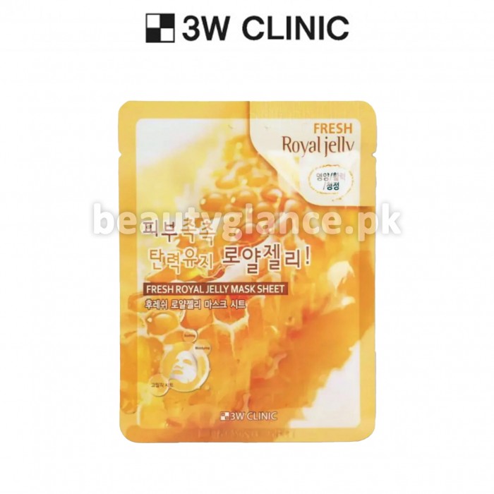 3W CLINIC - Fresh Royal Jelly Mask Sheet 23g