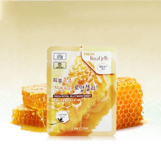 3W CLINIC - Fresh Royal Jelly Mask Sheet 23g