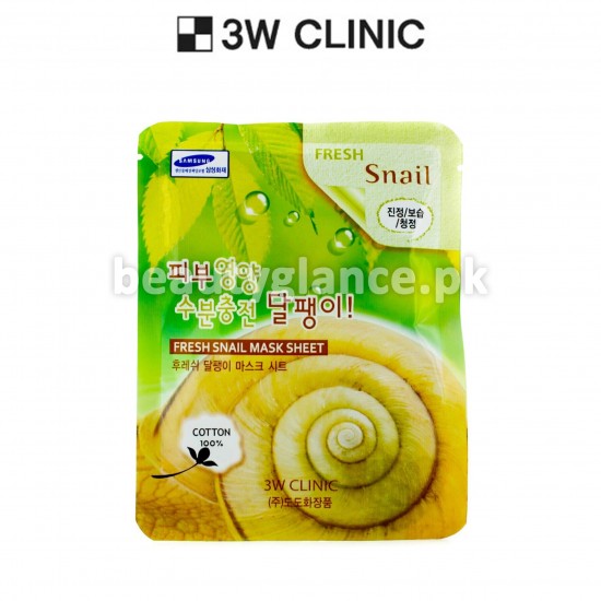 3W CLINIC - Fresh Snail Mask Sheet 23g