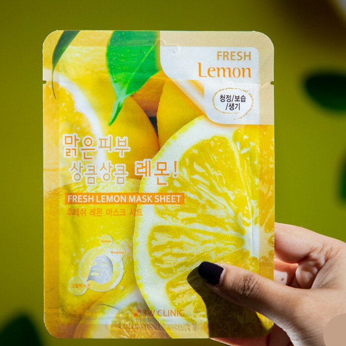 3W Clinic - Fresh Lemon Mask Sheet 23g