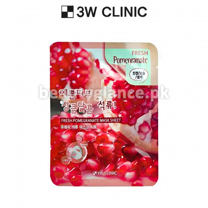 3W Clinic - Fresh Pomegrante Mask Sheet 23g