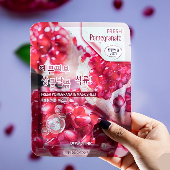 3W Clinic - Fresh Pomegrante Mask Sheet 23g