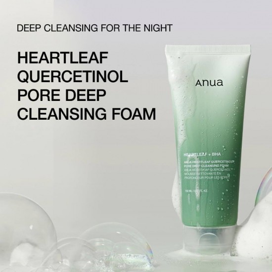 ANUA - Heartleaf Quercetinol Pore Deep Cleansing Foam 150ml