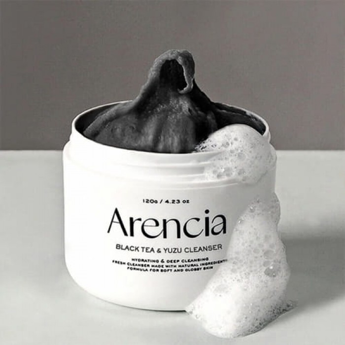 Arencia - Black Tea Rice Mochi Cleanser 120g