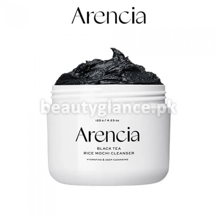 Arencia - Black Tea Rice Mochi Cleanser 120g