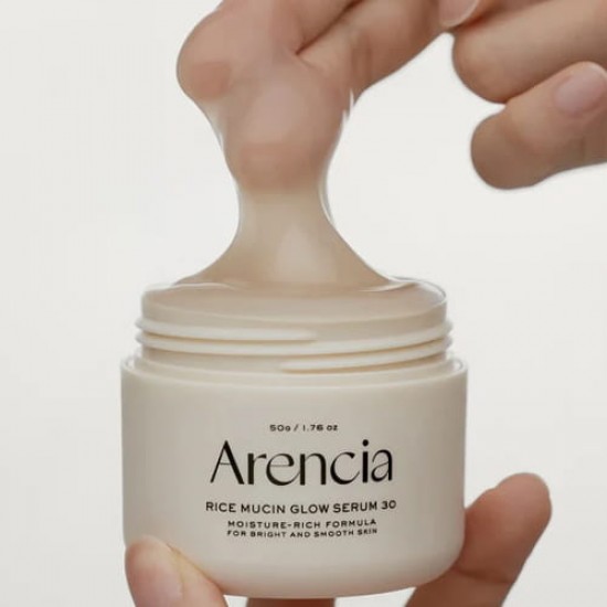Arencia - Radiance formula Rice Mucin Glow Serum 30 Packed With vitamins 50g