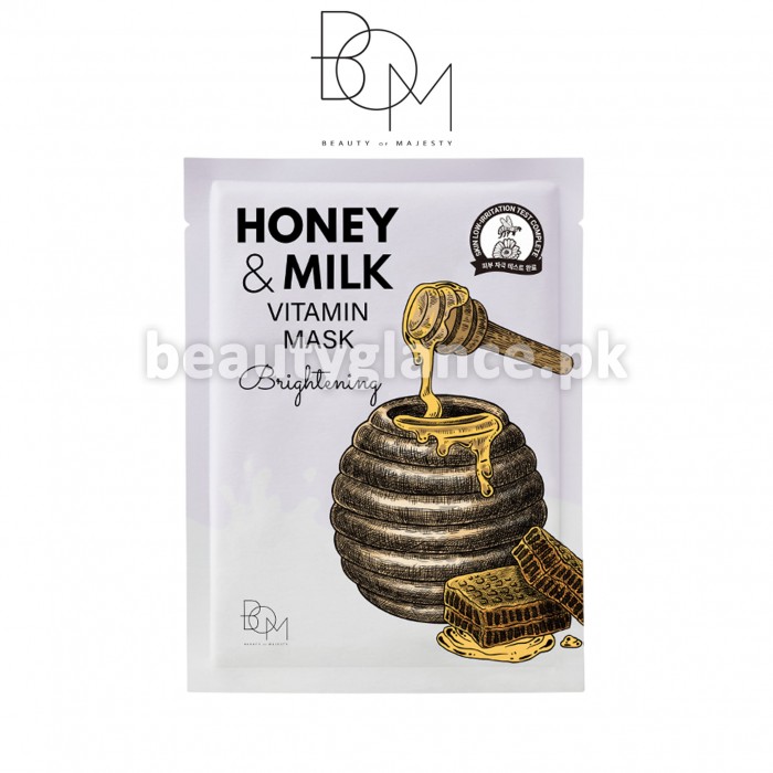 BEAUTY OF MAJESTY - Honey & Milk Vitamin Mask 25g