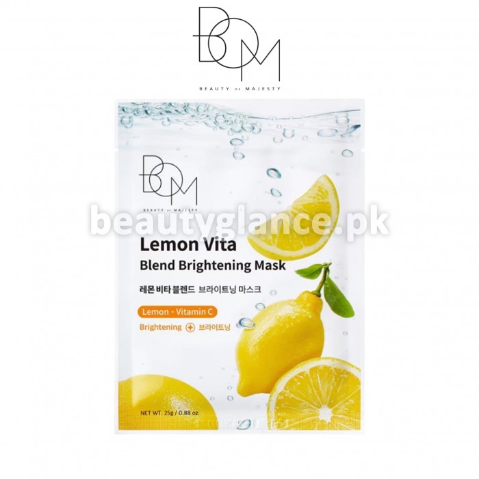 BEAUTY OF MAJESTY -  Lemon Vita Blend Brightening Mask 25g