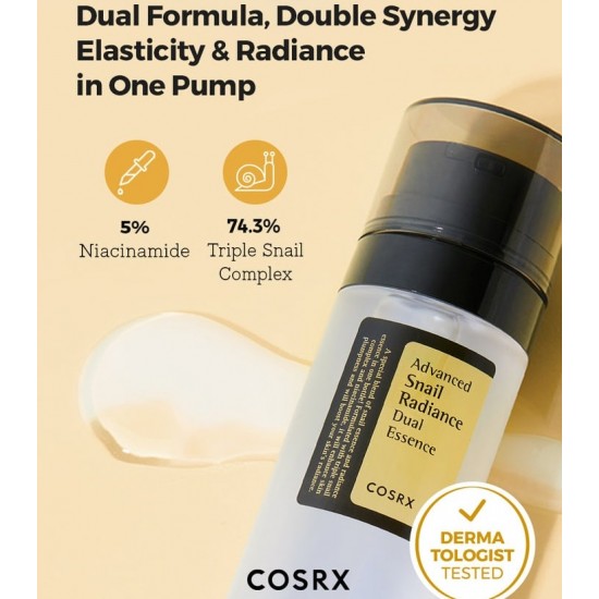 COSRX - Advanced Snail Radiance Dual Essence 80ml