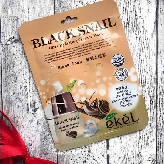 EKEL - Black Snail Ultra Hydrating Essence Mask 25ml