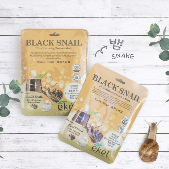 EKEL - Black Snail Ultra Hydrating Essence Mask 25ml