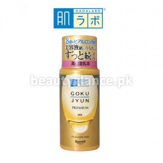 HADA LABO - Goku-jyun Premium Hydrating Milk 140ml New (Sacran Hyaluronic acid)