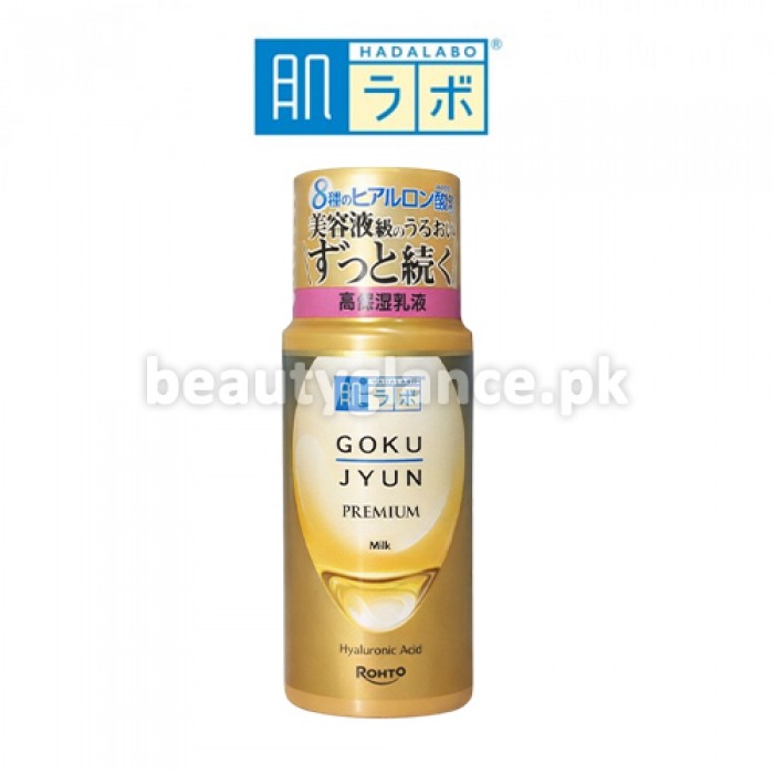 HADA LABO - Goku-jyun Premium Hydrating Milk 140ml New (Sacran Hyaluronic acid)