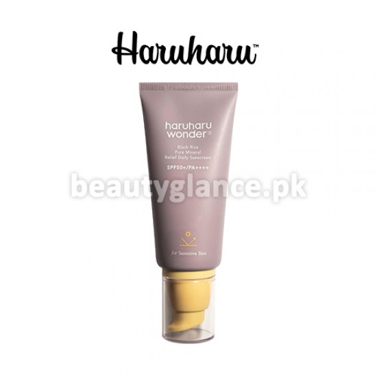 HARU HARU - Wonder Black Rice Pure Mineral Relief Daily Sunscreen 50ml