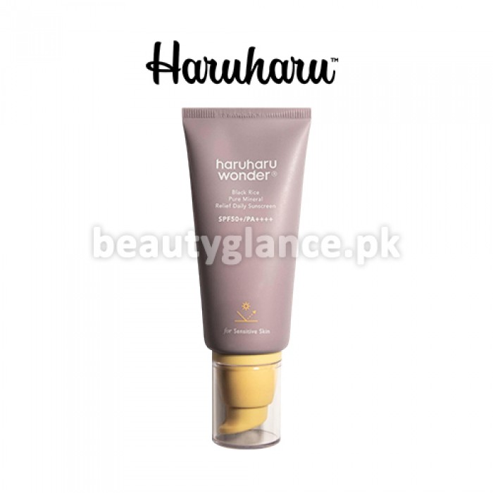 HARU HARU - Wonder Black Rice Pure Mineral Relief Daily Sunscreen 50ml
