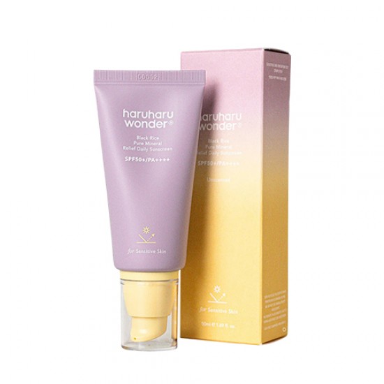 HARU HARU - Wonder Black Rice Pure Mineral Relief Daily Sunscreen 50ml