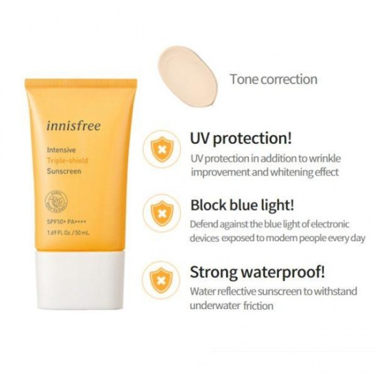 INNISFREE - Intensive Triple-shield Sunscreen SPF50