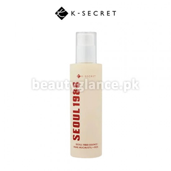 K Secret - Seoul 1988 Essence Snail Mucin 97% + Rice 100ml
