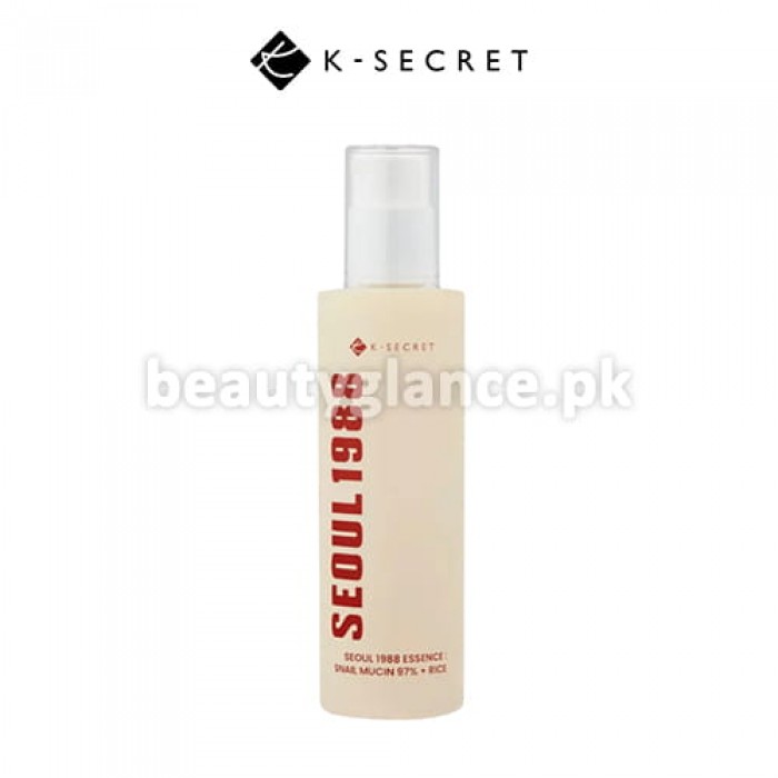 K Secret - Seoul 1988 Essence Snail Mucin 97% + Rice 100ml