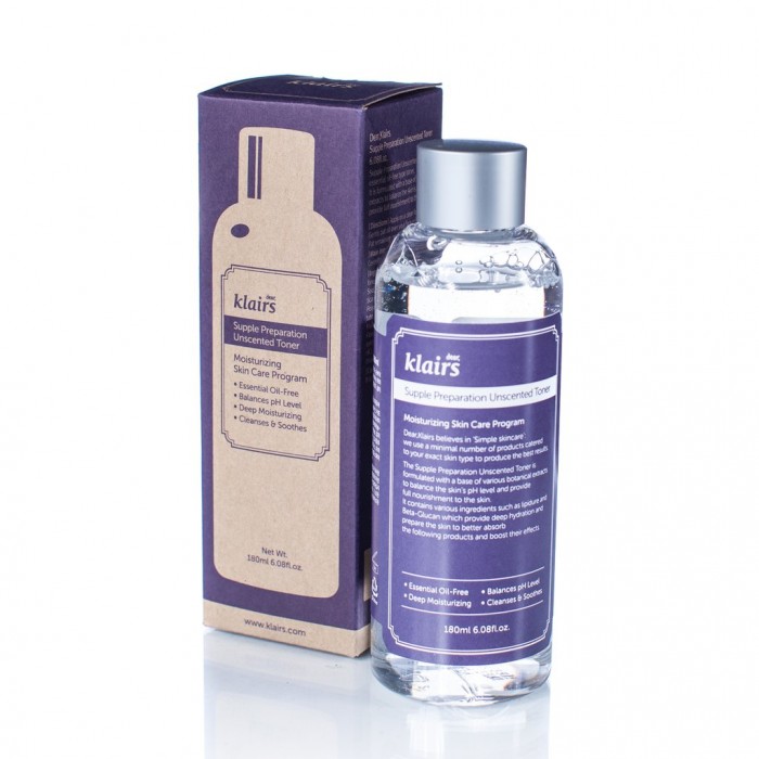 KLAIRS - Supple Preparation Unscented Toner 180ml