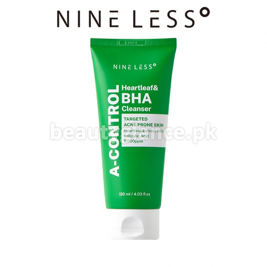 NINELESS - A Control Heartleaf & BHA Cleanser 120ml