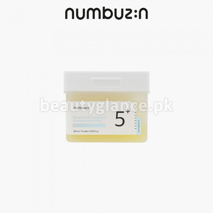 Numbuzin - 5+ Vitamin-Niacinamide Concentrated Pad 