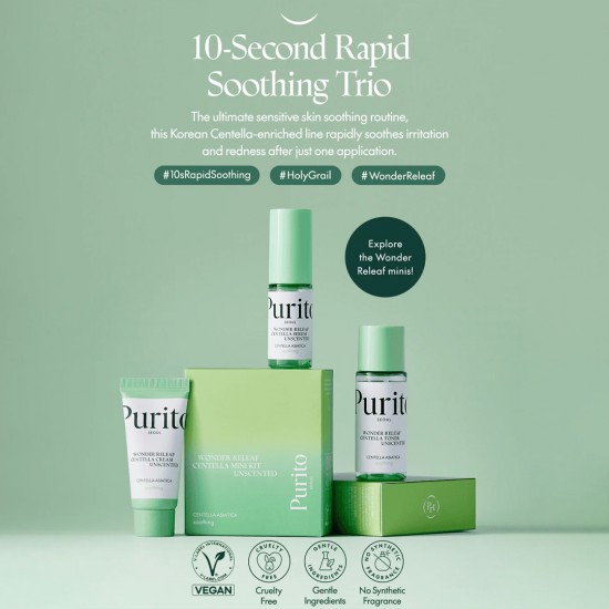 PURITO SEOUL - Wonder Releaf Centella Mini Kit Unscented 60ml