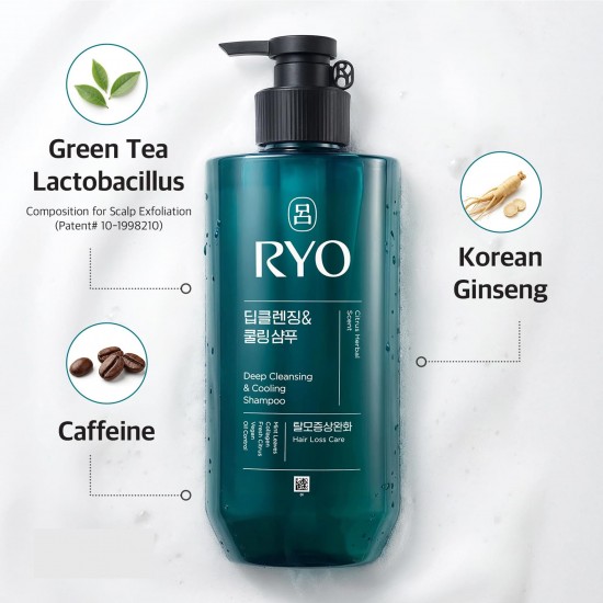RYO - Deep Cleansing & Cooling Shampoo 592ml