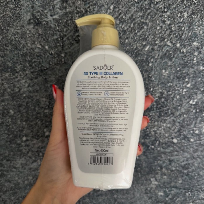 SADOER - Smooth Wrinkles Collagen 3x 400ml