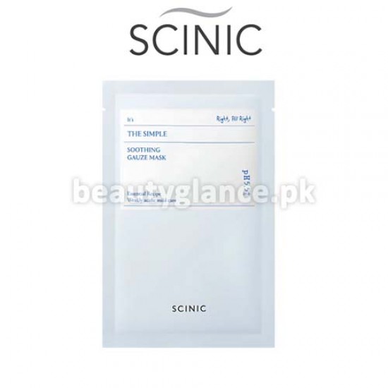 SCINIC - The Simple soothing Gauze Mask 25ml SCINIC - The Simple soothing Gauze Mask 25ml