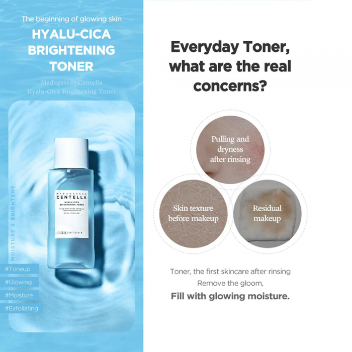 SKIN1004 - Madagascar Centella Hyalu-cica Brightening Toner 210ml