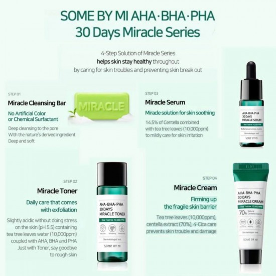 SOMEBYMI - AHA - BHA - PHA 30 Days Miracle Starter Kit - EDITION 