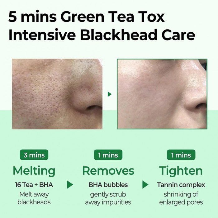 SOMEBYMI - Bye Bye Blackhead 30 Days Miracle Green Tea Tox Bubble Cleanser 120g