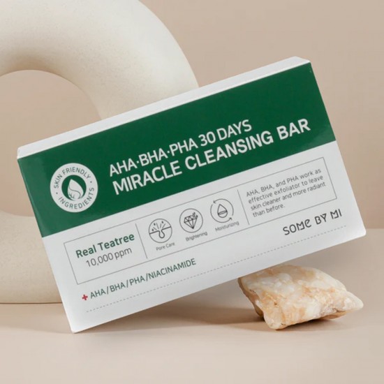 SOMEBYMI - AHA,BHA,PHA 30 Days Miracle Cleansing Bar 95g