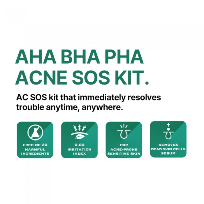 SOMEBYMI - AHA - BHA - PHA 30Days Miracle AC SOS Kit