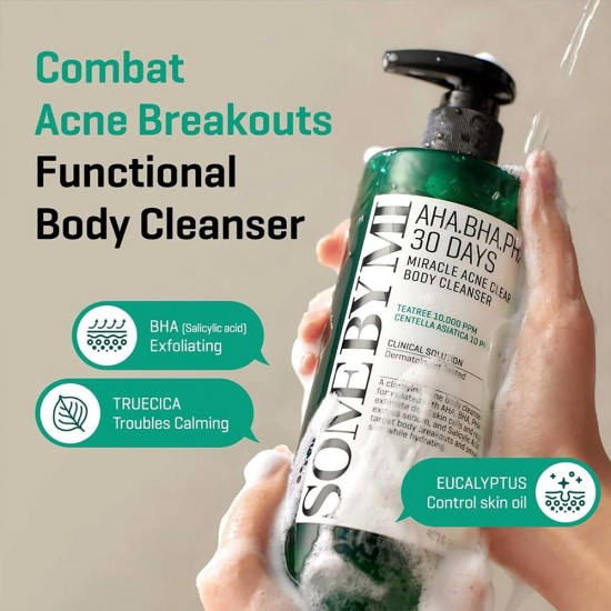 SOMEBYMI - AHA BHA PHA 30 Days Miracle Acne Body Cleanser 400g SOMEBYMI - AHA BHA PHA 30 Days Miracle Acne Body Cleanser 400g