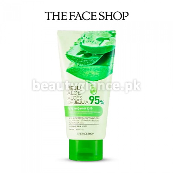 THE FACE SHOP - Jeju Aloe Fresh Soothing Gel 95% 300ml