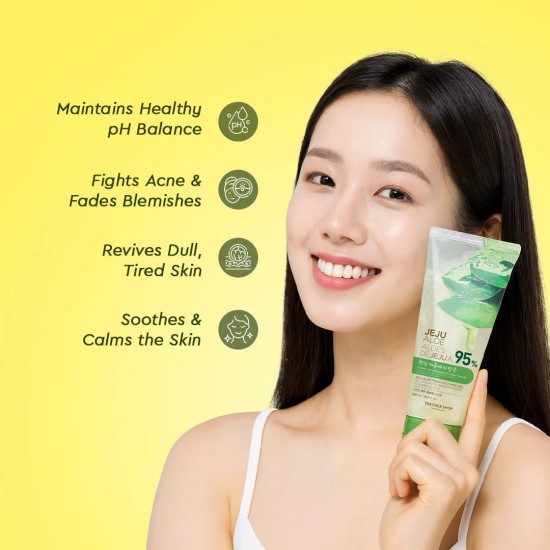 THE FACE SHOP - Jeju Aloe Fresh Soothing Gel 95% 300ml
