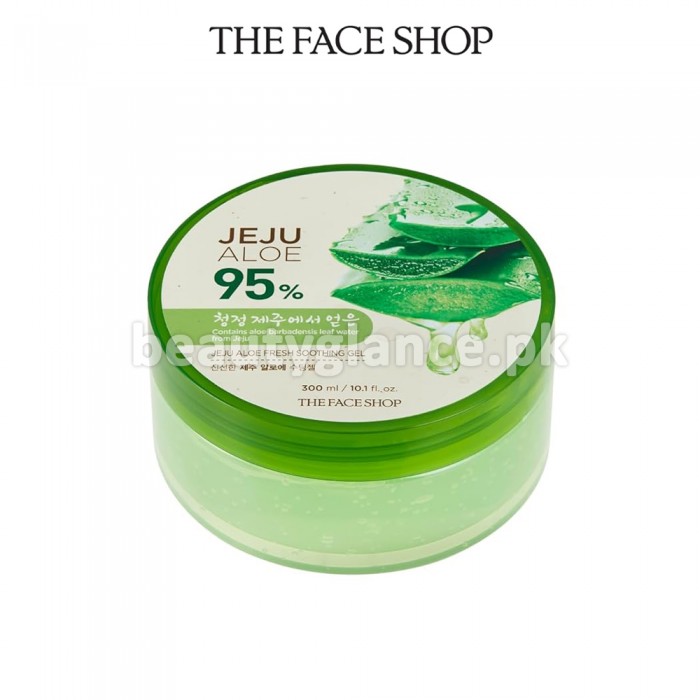 THE FACE SHOP - Jeju Aloe Fresh Soothing Gel 300ml