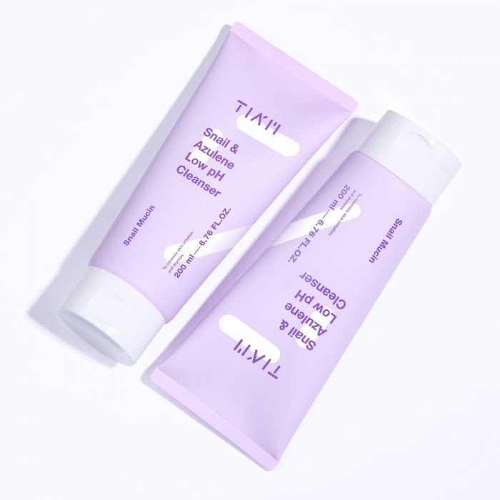 TIAM - Snail and Azulene Low pH Cleanser 200ml