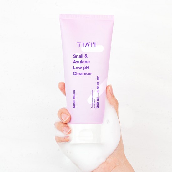 TIAM - Snail and Azulene Low pH Cleanser 200ml