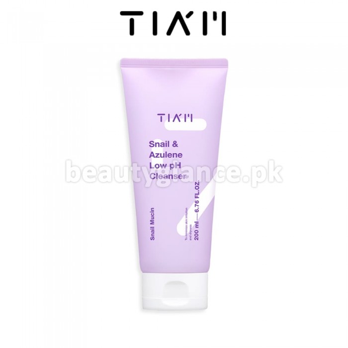 TIAM - Snail and Azulene Low pH Cleanser 200ml