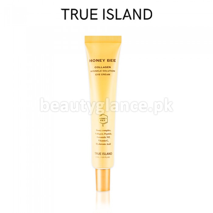 TRUE ISLAND - Honey Bee Collagen Wrinkle Solution Eye Cream 30ml