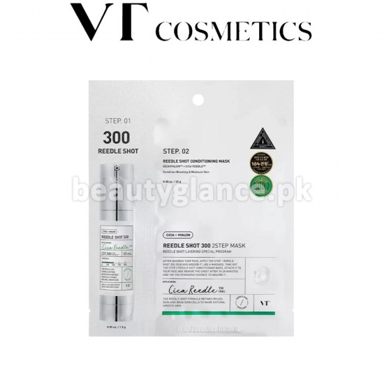VT COSMETICS - Reedle Shot 300 2Step Mask Sheet 1ea VT COSMETICS - Reedle Shot 300 2Step Mask Sheet 1ea