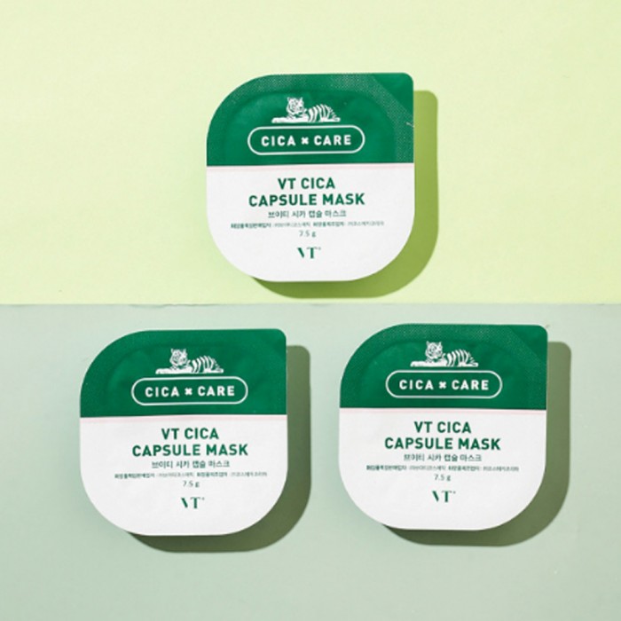 VT COSMETICS - Cica Capsule Mask 7.5 (3ea)