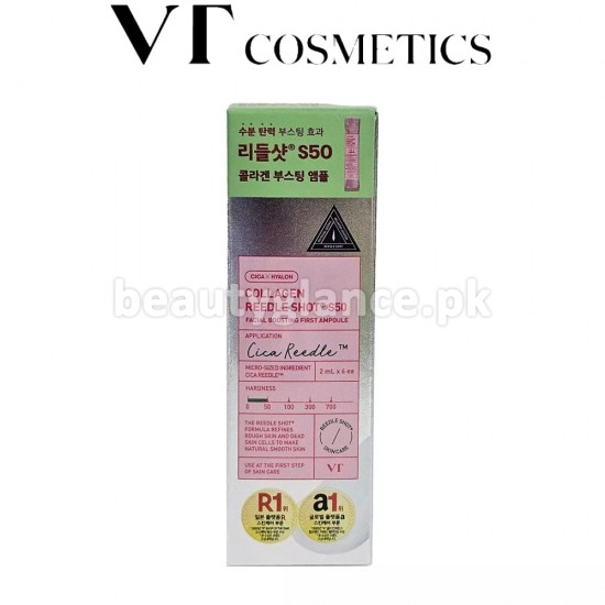 VT COSMETICS - Collagen Reedle Shot S50 Facial Boosting First Ampoule (2mlx6ea)